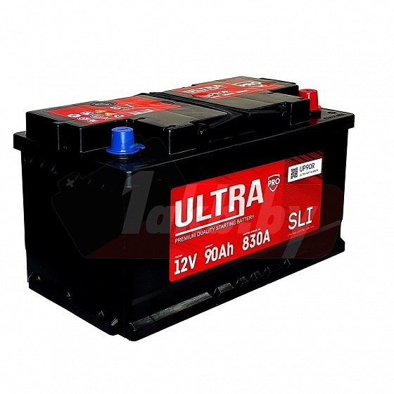 ULTRA PRO (90 A/h), 830A R+ низ. (LB4)