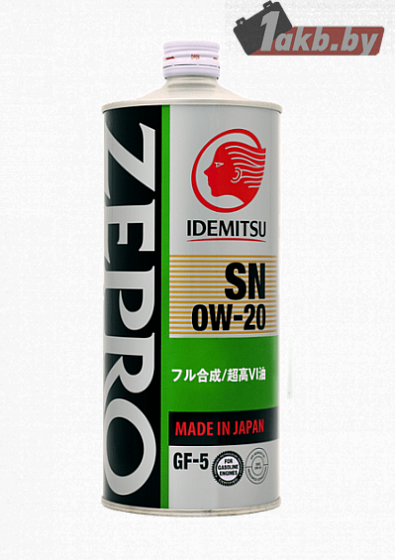 Idemitsu Zepro Eco Medalist 0W-20 1л