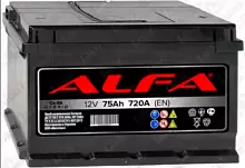 Аккумулятор ALFA Hybrid (75 A/h), 720A R+