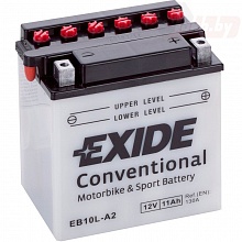 Аккумулятор Exide EB10L-A2 (11 A/h), 130A R+