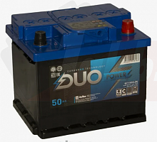 Аккумулятор DUO POWER (50 A/h), 470A R+ низ.