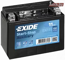 Аккумулятор Exide AGM Start-stop EK111 (11 A/h), 150A L+