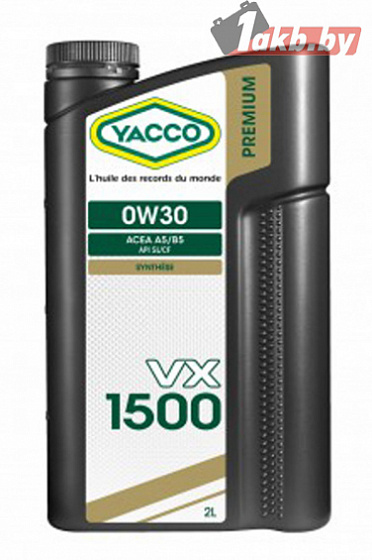 Yacco VX 1500 0W-30 2л