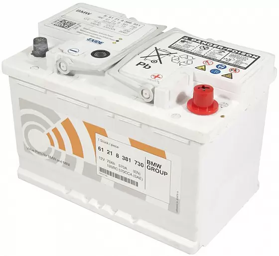 BMW 61 21 8 381 730 (70 A/h), 570A R+