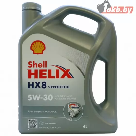 Масло Shell HX8 5W-30, 4л
