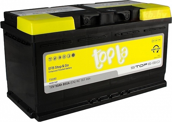 Topla EFB Stop & Go (90 A/h), 850A R+