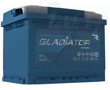 Аккумулятор GLADIATOR Dynamic (65 А/h), 620A L+