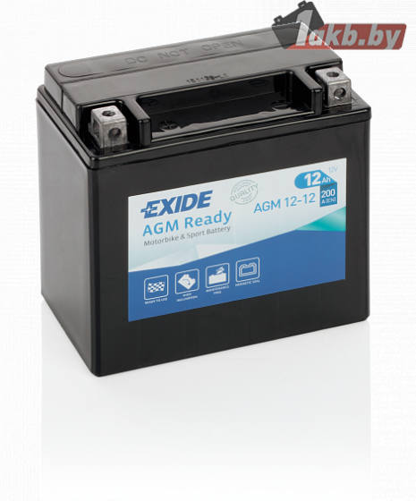 Exide AGM12-12 (12 A/h), 200A L+