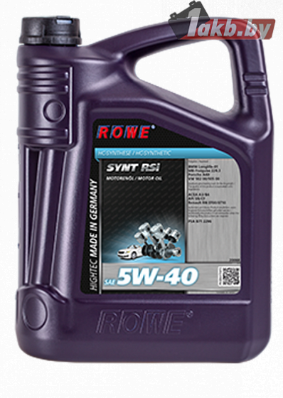 ROWE Hightec Synt RSi SAE 5W-40 5л