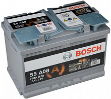 Аккумулятор Bosch S5 A08 AGM (70 А/h), 760А R+ (570 901 076 )