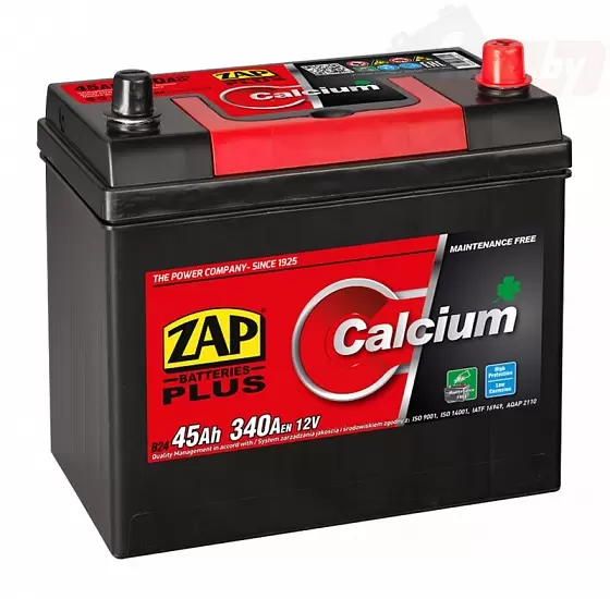 Zap Plus Japan (45 A/h), 340A L+