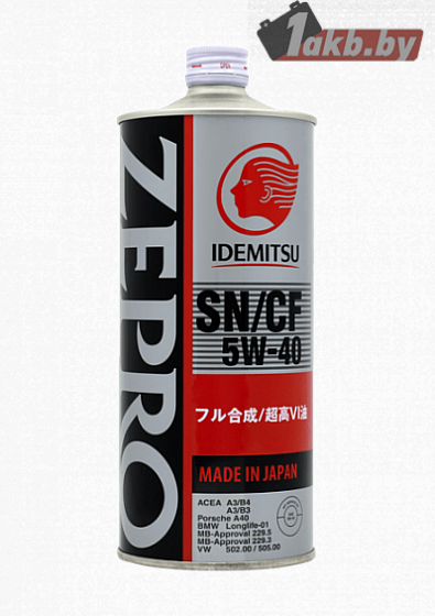 Idemitsu Zepro Euro Spec 5W-40 1л