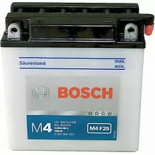 Аккумулятор Bosch M4 F25 509 014 008 (9 A/h), 85A L+ YB9-B