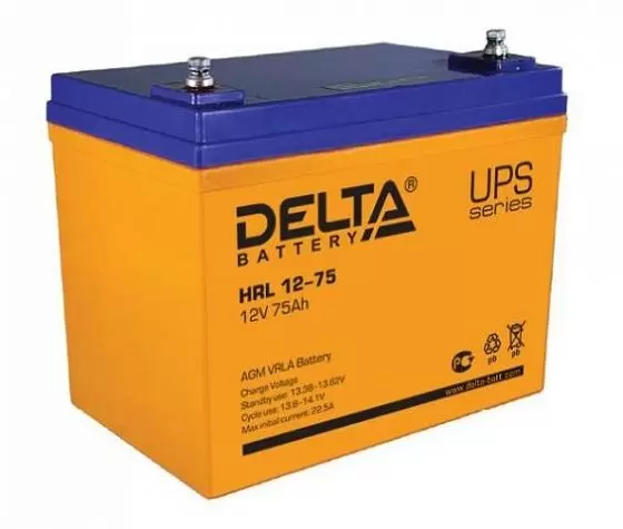 Аккумулятор для ИБП Delta HRL 12-75 12V-75 Ah