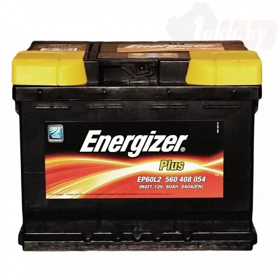 Аккумулятор Energizer plus Asia (60 A/h), 510А R+