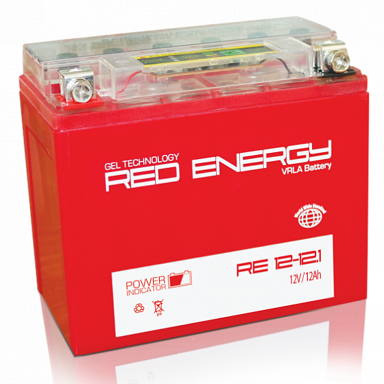 Red Energy RE 1212.1 (YT12B-BS) (12 A/h), 165A L+