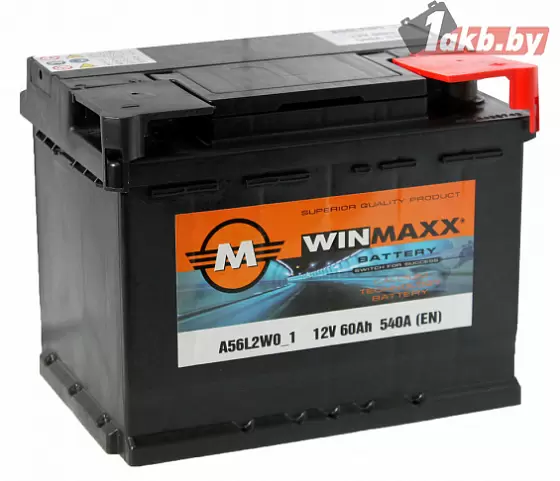 WinMaxx (60 A/h), 540A R+ низкий