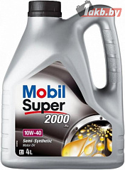 Моторное масло Mobil Super 2000 10W40 4л.