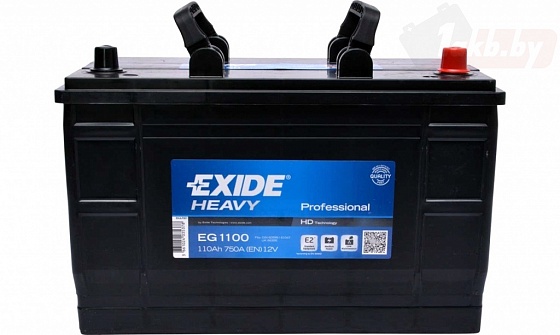 Exide Start PRO EG1100 (110 A/h), 750A R+