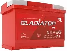 Аккумулятор GLADIATOR EFB (77 A/h), 770A