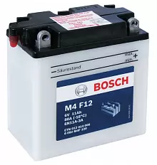 Аккумулятор Bosch M4 F12 012 014 008 (12 A/h), 80A R+ 6V