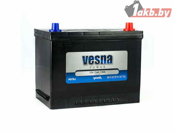 VESNA AZIA (75 A/h) 740A R+