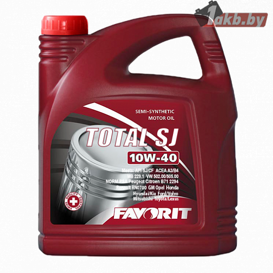 Favorit TOTAL SJ 10W-40 5л