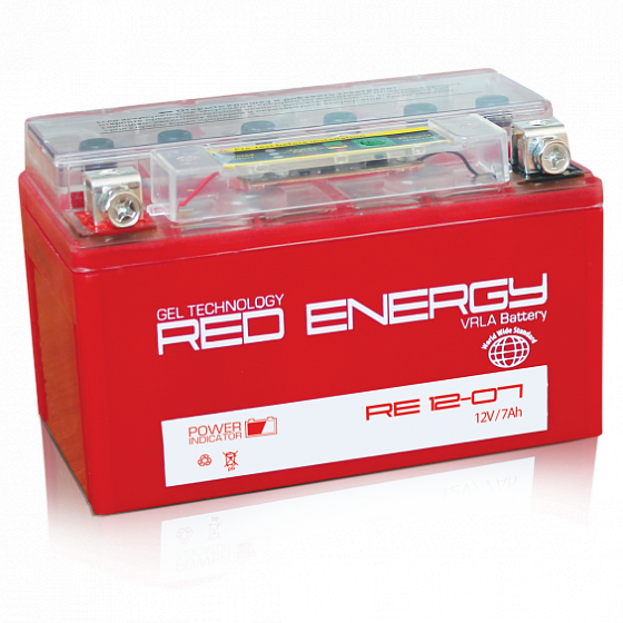 Red Energy RE 1207 (YTX7A-BS) (7 A/h), 110A L+