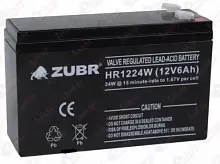 Аккумулятор Zubr HR1224W (6 A/h), 12V ИБП Slim