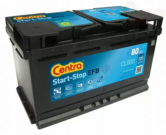 Аккумулятор Centra Start-Stop EFB CL800 (80 A/h), 720A R+