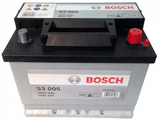 Bosch S3 005 (56 A/h), 480А R+ (556 400 048)