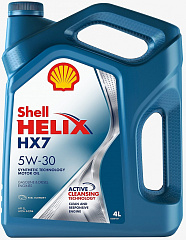 Моторное масло Shell HELIX HX7 5W30 4L