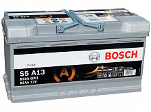 Аккумулятор Bosch S5 A13 AGM (95 А/h), 850А R+ (595 901 085 )