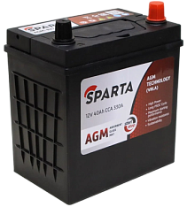 Аккумулятор SPARTA Asia AGM (40 A/h), 330A R+