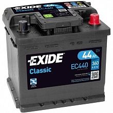 Аккумулятор Exide Classic EC440 (44 A/h), 380A R+