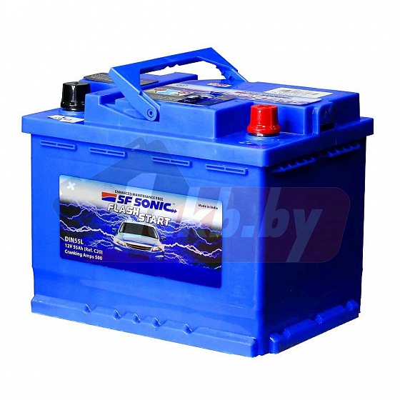 SF SONIC (55 A/h), 500A R+ (Exide)