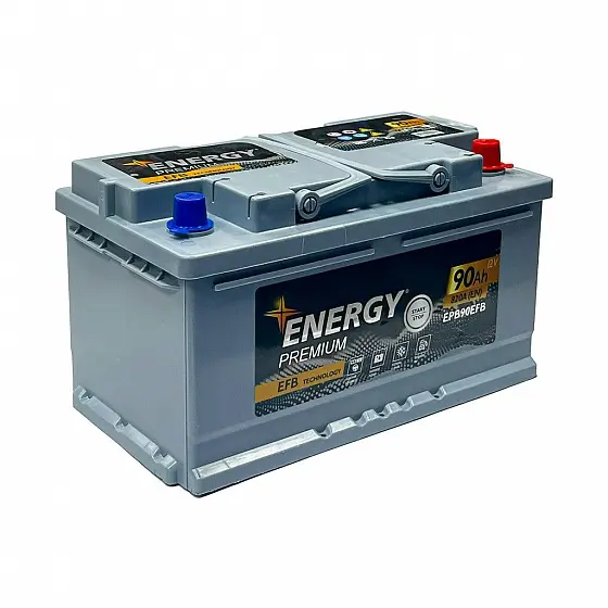 Energy Premium EFB (90 A/h), 820A R+ низ.
