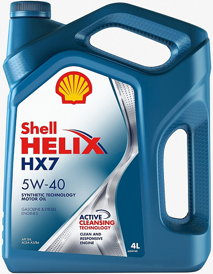 Shell HELIX HX7 5W40 4L