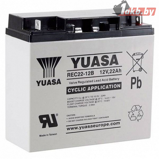 Аккумулятор для ИБП Yuasa Rec22-12 (22 A/h)