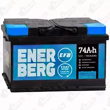 Аккумулятор ENERBERG EFB (74 A/h), 760A R+ низ.