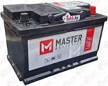 Аккумулятор MASTER BATTERIES (74 A/h) 680A R+ низ.
