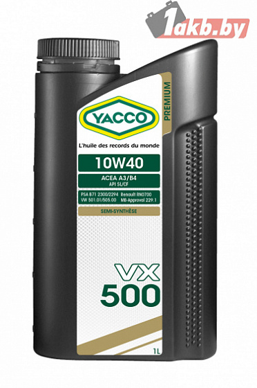 Yacco VX 500 10W-40 1л