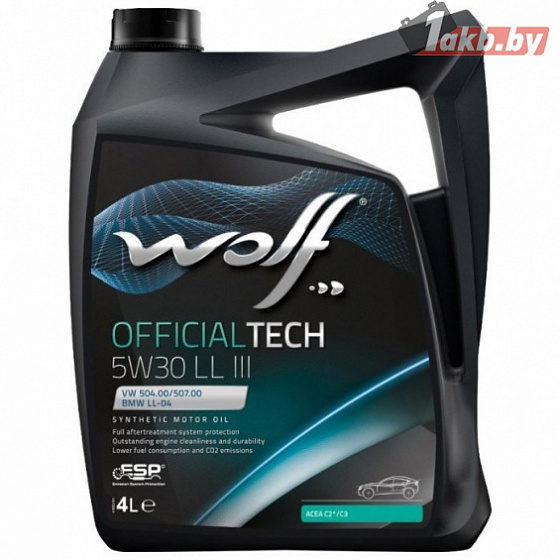 Wolf Official Tech 5W-30 LL III 4л