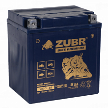 Аккумулятор ZUBR Premium NANO-GEL YB30L-BS (30 A/h), 360A R+