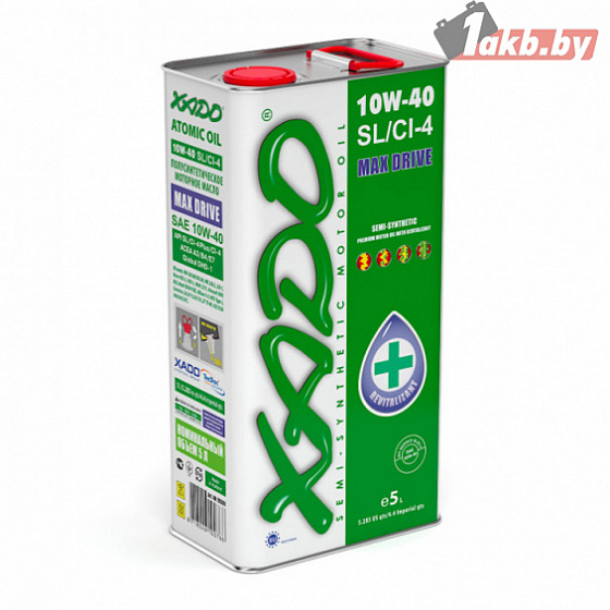 Xado Atomic Oil 10W-40 SL/CI-4 5л