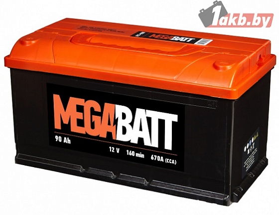 MEGA BATT 6СТ-90 90 A/h, 670А L+