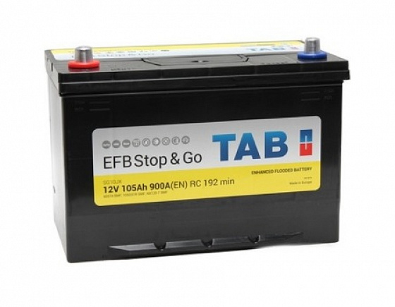 TAB Magic STOP & GO EFB (105 A/h), 900А R+