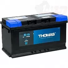 Аккумулятор Thomas (80 A/h), 740A R+ низкий