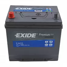 Аккумулятор Exide Premium EA655 (65 A/h), 580A L+