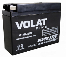 Аккумулятор VOLAT GT4-B5 AGM (2.5 A/h), 40A R+